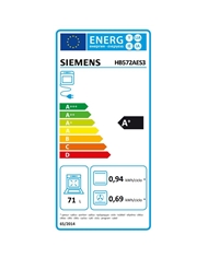 SIEMENS FORNO MULTIF 71LT FUNÇAO AIRFRY VIDRO PRETO A+ - HB572AES3 SIEMENS FORNO MULTIF 71LT FUNÇAO AIRFRY VIDRO PRETO A+ - HB572AES3