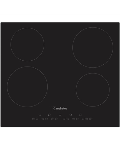 MEIRELES PLACA VITRO 60CM 4 ZONAS HI-SPEED SEM MOLDURA - MV1601 MEIRELES PLACA VITRO 60CM 4 ZONAS HI-SPEED SEM MOLDURA - MV1601