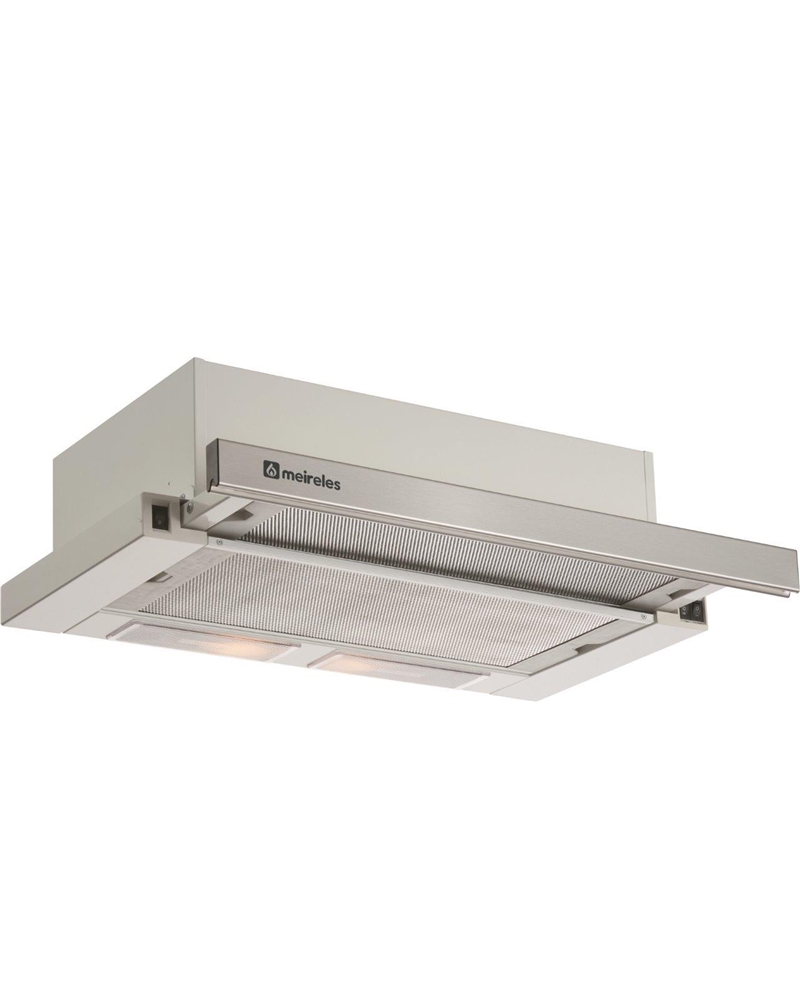 MEIRELES EXAUSTOR 60CM GAVETA 2 MOTORES MAX 425M3/H INOX D - MET161X
