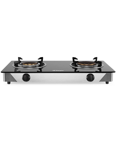ORBEGOZO FOGAREIRO GAS 2 QUEIMADORES C/COROA TRIPLA INOX - FO2720 ORBEGOZO FOGAREIRO GAS 2 QUEIMADORES C/COROA TRIPLA INOX - FO2720