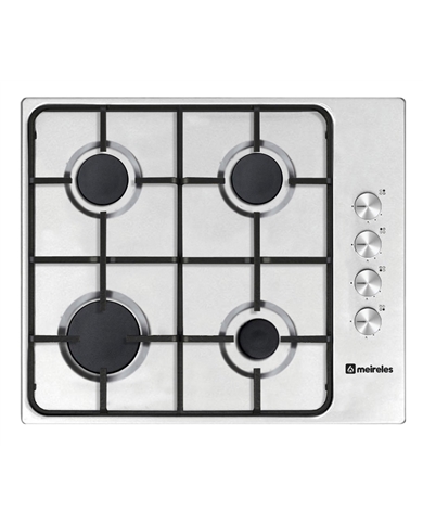 MEIRELES PLACA 4 GAS 60CM COMANDOS LATERAIS - MG3640X