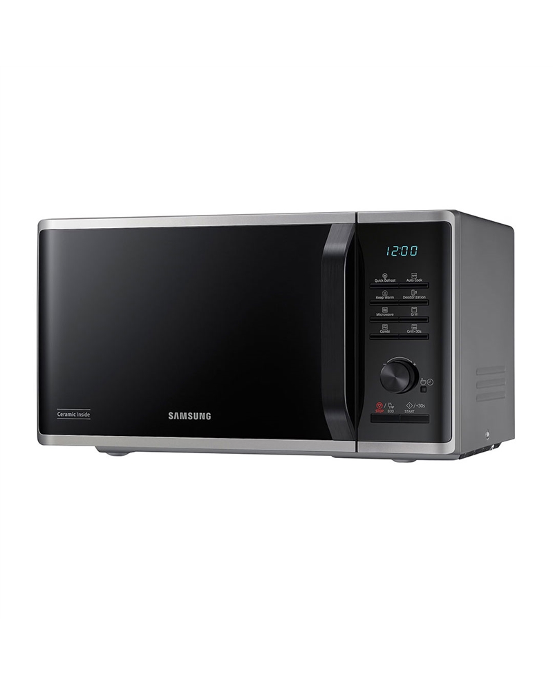 SAMSUNG MICROONDAS 23LT 800W GRILL 1100W DIGITAL PRATEADO #3 - MG23K3515AS