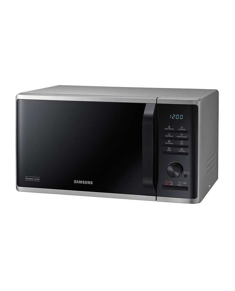SAMSUNG MICROONDAS 23LT 800W GRILL 1100W DIGITAL PRATEADO #5 - MG23K3515AS