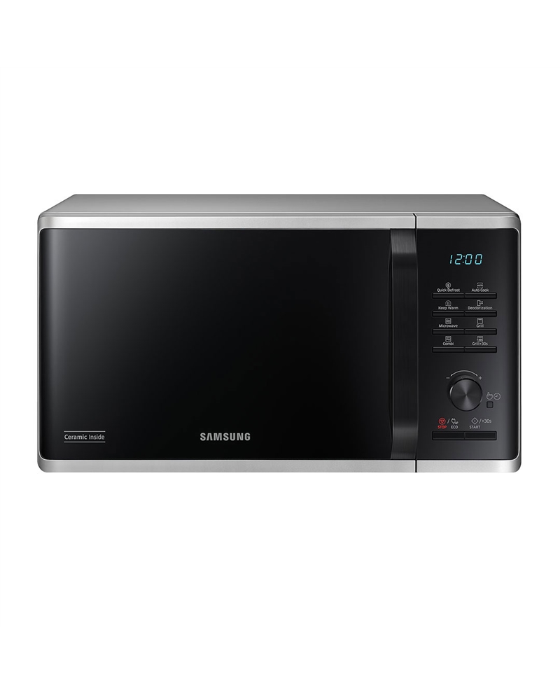 SAMSUNG MICROONDAS 23LT 800W GRILL 1100W DIGITAL PRATEADO #6 - MG23K3515AS