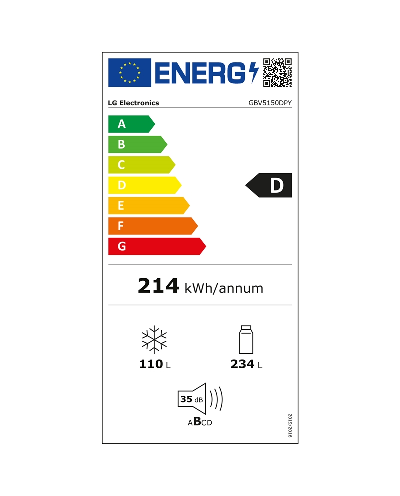 LG COMBINADO 1860X595X682MT 344LT NF INOX D #8 - GBV5150DPY LG COMBINADO 1860X595X682MT 344LT NF INOX D #8 - GBV5150DPY