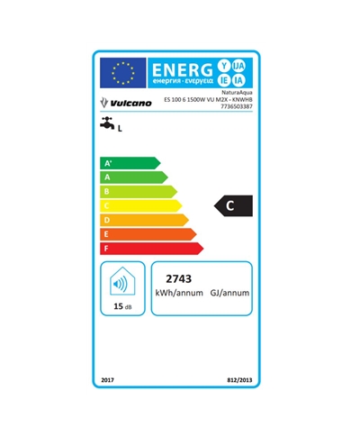 VULCANO TERMOACUMULADOR 100LT HORIZ 2KW NATURA AQUA C - ESH100L VULCANO TERMOACUMULADOR 100LT HORIZ 2KW NATURA AQUA C - ESH100L