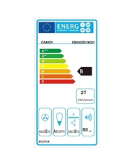 CANDY EXAUSTOR 52CMS 3 VELOCIDADES INOX B - CBG6251XGG