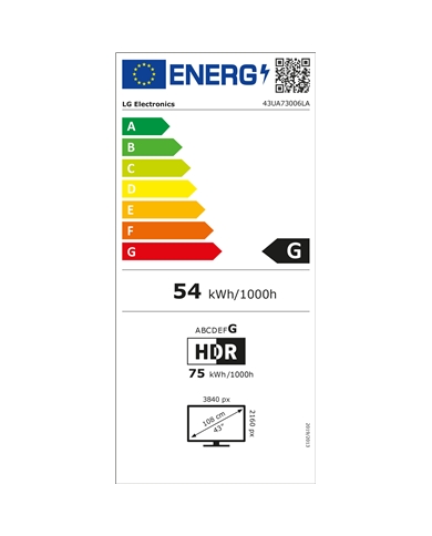LG LED 43" 4K UHD SMART TV WEBOS 3HDMI 1USB G #2 - 43UA73006LA LG LED 43" 4K UHD SMART TV WEBOS 3HDMI 1USB G #2 - 43UA73006LA