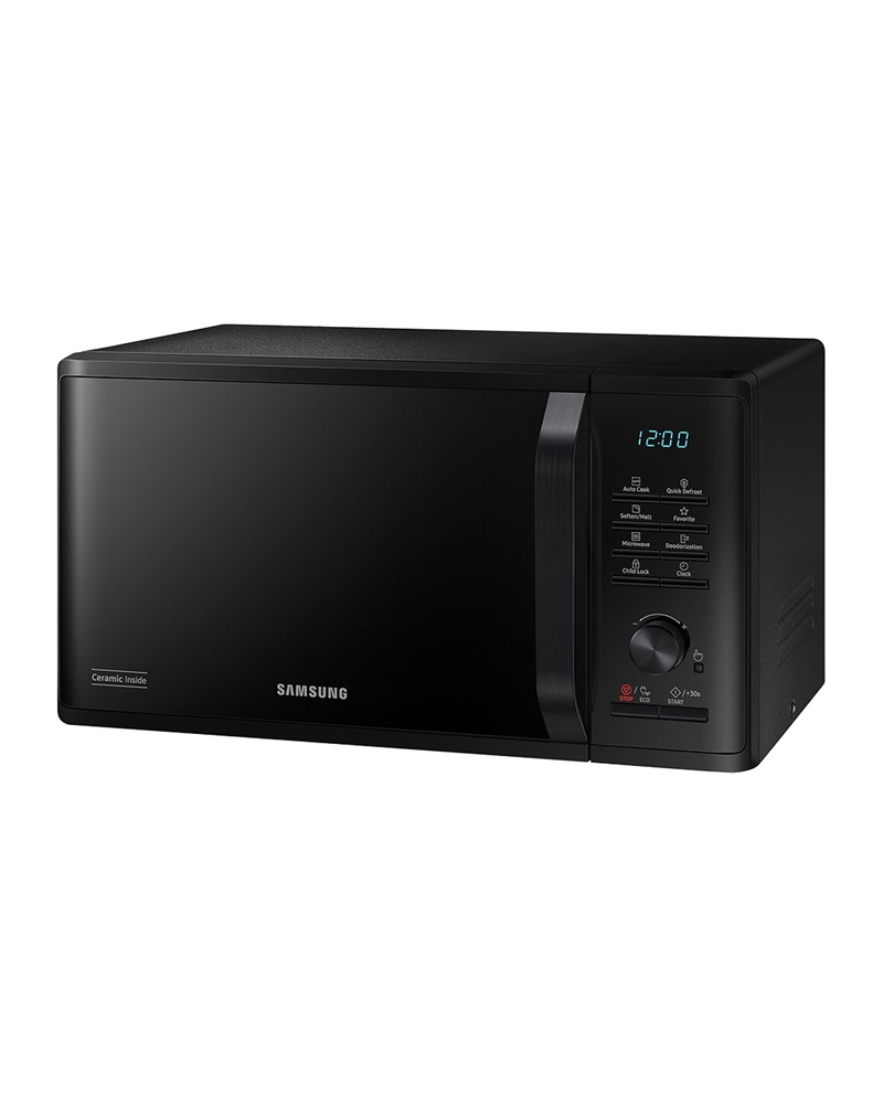 SAMSUNG MICROONDAS 23LT S/GRILL 800W PRETO #4 - MS23K3515AKEC