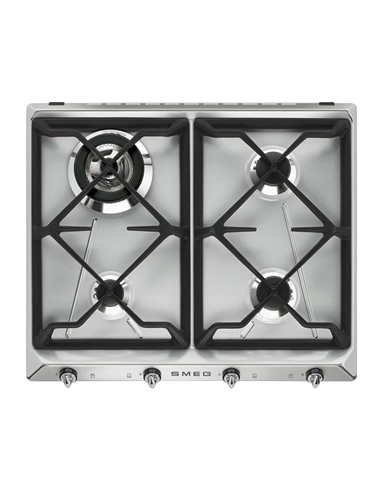 SMEG PLACA GAS 60CM INOX - SR964XGH SMEG PLACA GAS 60CM INOX - SR964XGH