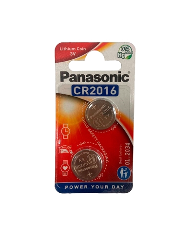 PANASONIC PILHAS LITHIUM COIN 3V CR2016 - CR2016BL2B