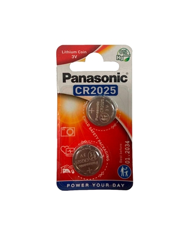 PANASONIC PILHAS LITHIUM COIN 3V CR2025 - CR2025BL2B