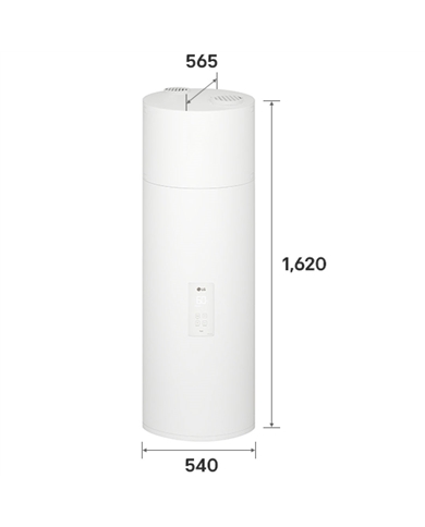 LG BOMBA CALOR 150LT CONSTANT SPEED ROTARY 540x1620x565MM #1 - WH15ESF0 LG BOMBA CALOR 150LT CONSTANT SPEED ROTARY 540x1620x565MM #1 - WH15ESF0