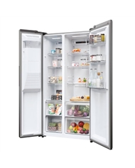 HAIER SIDE BY SIDE 1775X908X659MT NF 511LT INOX D #9 - HSR5918DIMP HAIER SIDE BY SIDE 1775X908X659MT NF 511LT INOX D #9 - HSR5918DIMP