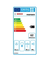 BOSCH PLACA INDUÇAO 80CM 2 ZONAS FLEX C/EXAUSTAO B - PXX875D67E