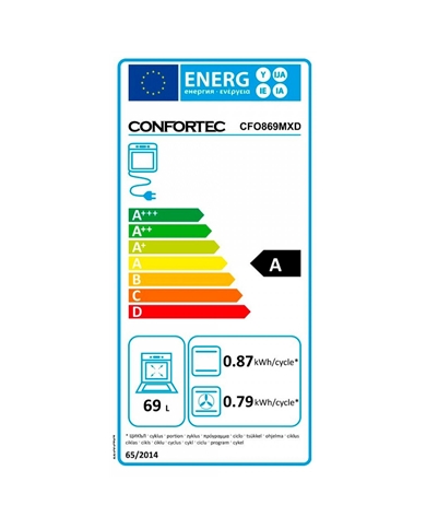 CONFORTEC FORNO MULTIFUNÇOES 69LT INOX A #1 - CFO669MX CONFORTEC FORNO MULTIFUNÇOES 69LT INOX A #1 - CFO669MX
