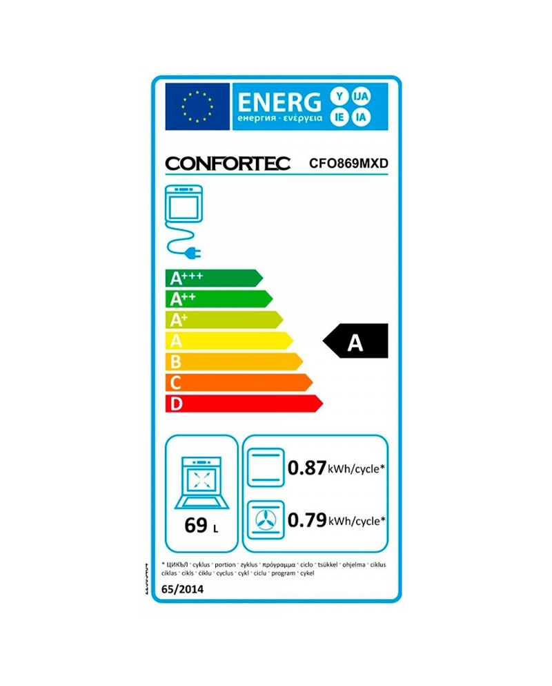 CONFORTEC FORNO MULTIFUNÇOES 69LT INOX A #1 - CFO669MX