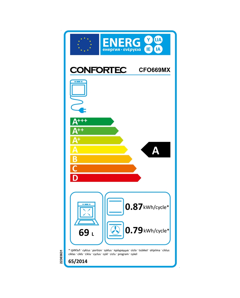 CONFORTEC FORNO MULTIFUNÇOES 69LT INOX A #1 - CFO669MX