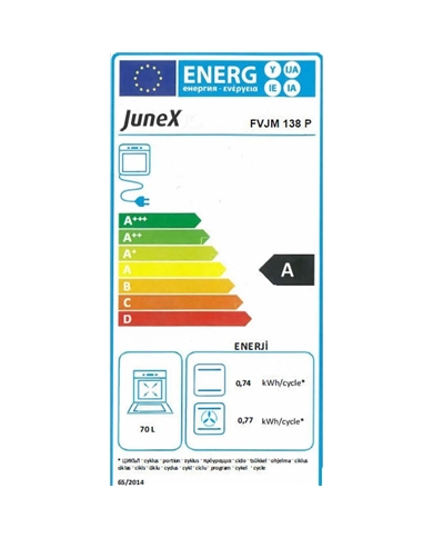 JUNEX FORNO MULTIF 70LT PRETO A - FVJM138P