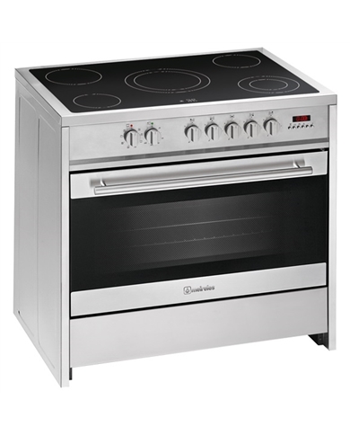 MEIRELES FOGAO 90CM INOX VITRO+FORNO ELECTRICO MULTIF. A - E912X