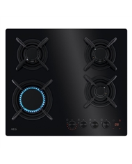 AEG PLACA CRISTAL GAS 4 GAS 60CM - HKB64453NB