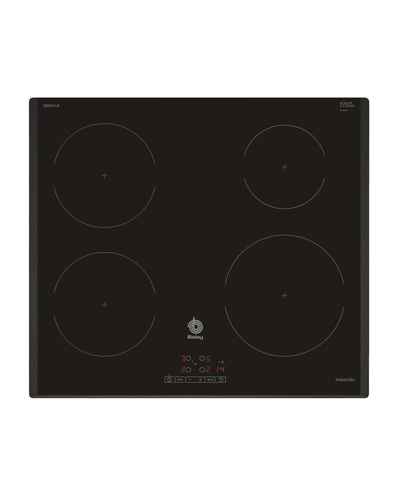 BALAY PLACA INDUÇAO 4 ZONAS 60CM BISELADO - 3EB961LR