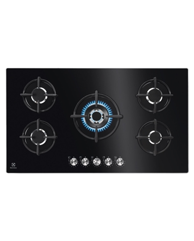 ELECTROLUX PLACA CRISTALGAS 5G 75CM - KGG95372K ELECTROLUX PLACA CRISTALGAS 5G 75CM - KGG95372K