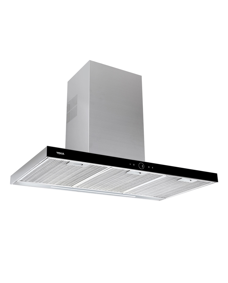 TEKA CHAMINE DE PAREDE 90CM INOX/PRETO A+ - DLH986T