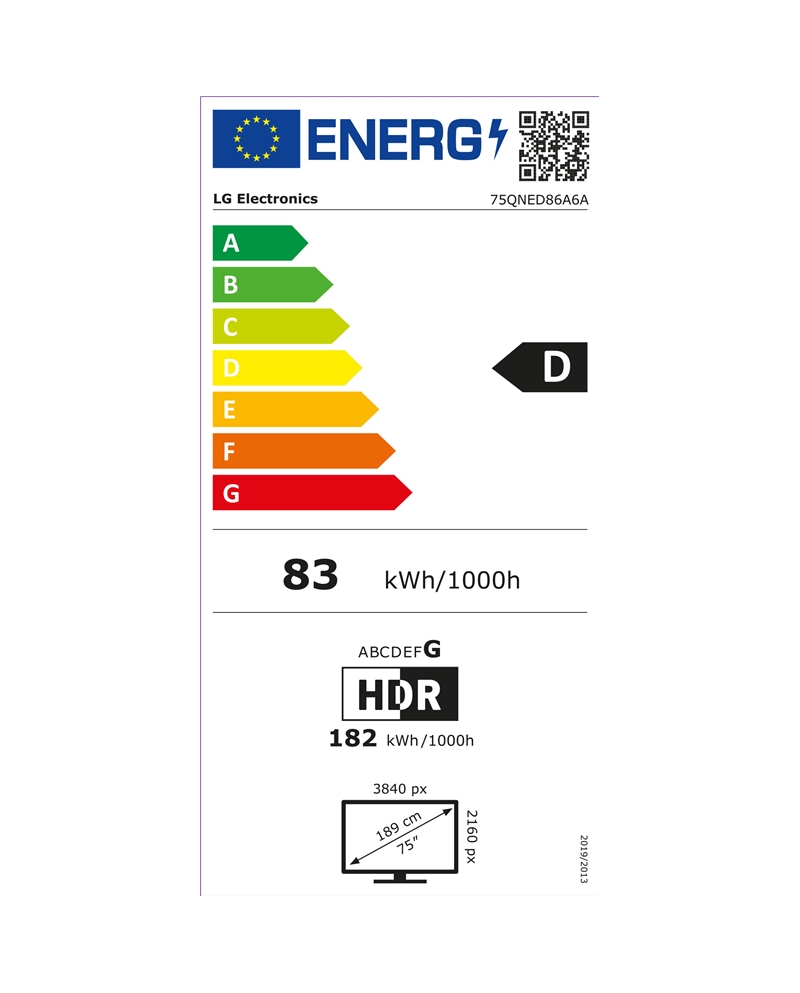 LG LED QNED 75" 4K SMARTTV WEBOS 4HDMI 2USB D #2 - 75QNED86A6A