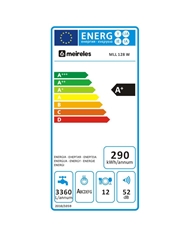 MEIRELES MAQUINA LOUÇA 6PROG 12TALHERES E - MLL128X