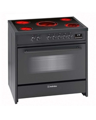 MEIRELES FOGAO 90CM INOX VITRO+FORNO ELECTRICO MULTIF. A PRE - E912BL