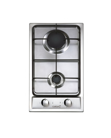 CATA PLACA DOMINO GAS NAT.C/ INJET GAS BUT 30CM INOX - GI3002X CATA PLACA DOMINO GAS NAT.C/ INJET GAS BUT 30CM INOX - GI3002X