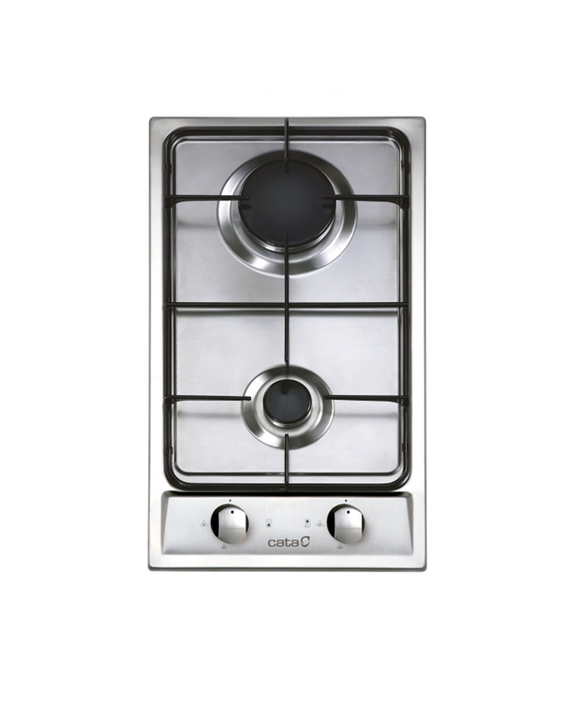 CATA PLACA DOMINO GAS NAT.C/ INJET GAS BUT 30CM INOX - GI3002X