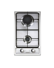 CATA PLACA DOMINO GAS NAT.C/ INJET GAS BUT 30CM INOX - GI3002X