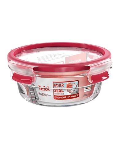 TEFAL CAIXA MASTERSEAL VIDRO REDONDA C/DIVISORIA 550ML - N1040210