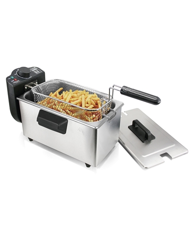 HAEGER FRITADEIRA 2000W 3LT DEEP & GO INOX - DF3SS020A