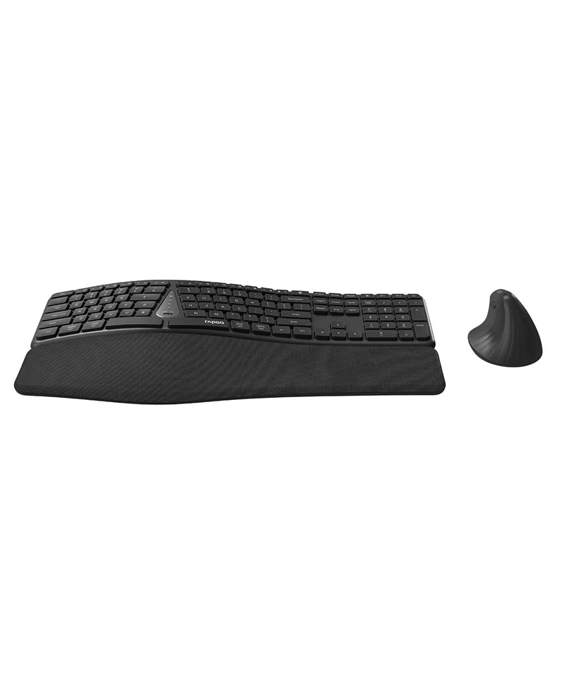 RAPOO TECLADO+RATO S/FIO 8810ME MULTI-MODE PRETO #1 - 229948