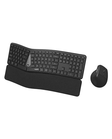 RAPOO TECLADO+RATO S/FIO 8810ME MULTI-MODE PRETO #2 - 229948 RAPOO TECLADO+RATO S/FIO 8810ME MULTI-MODE PRETO #2 - 229948
