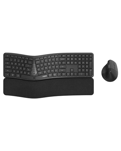 RAPOO TECLADO+RATO S/FIO 8810ME MULTI-MODE PRETO #6 - 229948 RAPOO TECLADO+RATO S/FIO 8810ME MULTI-MODE PRETO #6 - 229948