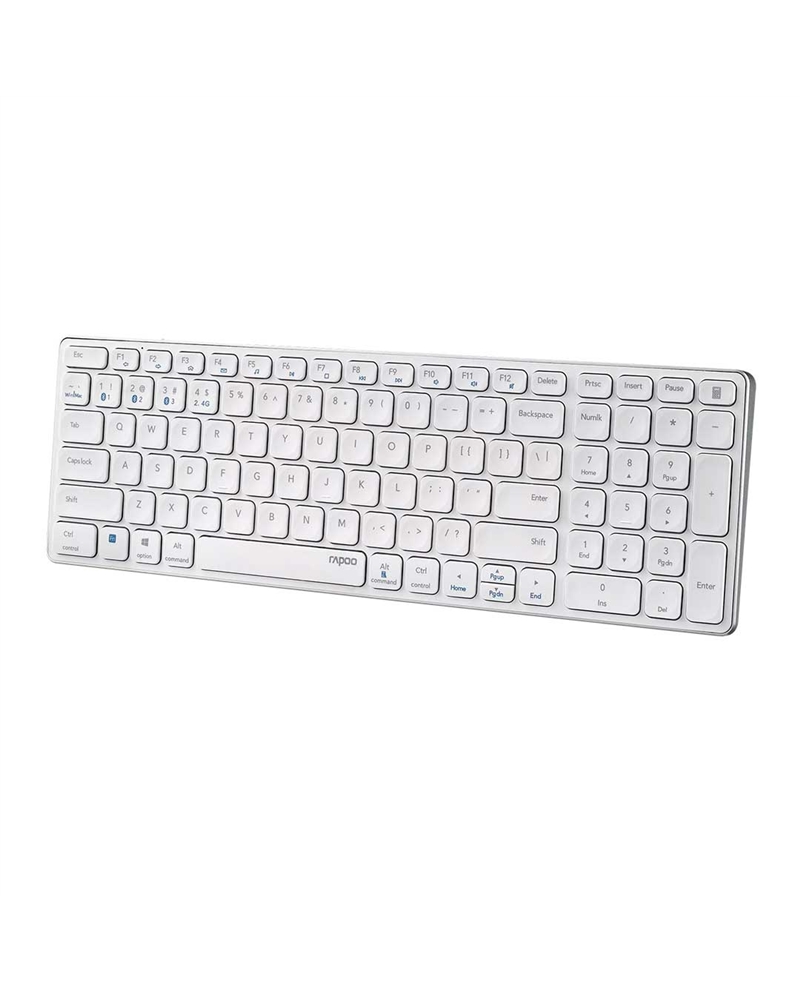 RAPOO TECLADO S/FIO E9700M MULTI MODE BRANCO - 215927