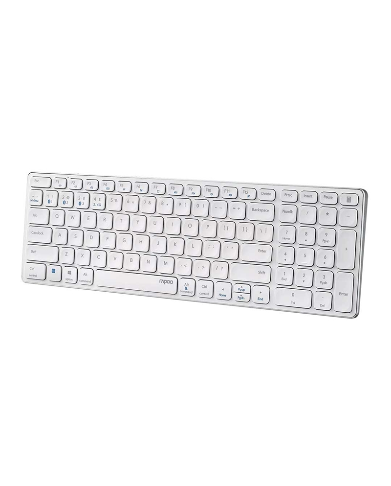RAPOO TECLADO S/FIO E9700M MULTI MODE BRANCO #2 - 215927