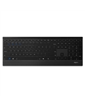 RAPOO TECLADO S/FIO E9500M MULTI MODE ULTRA SLIM PRETO - 192493