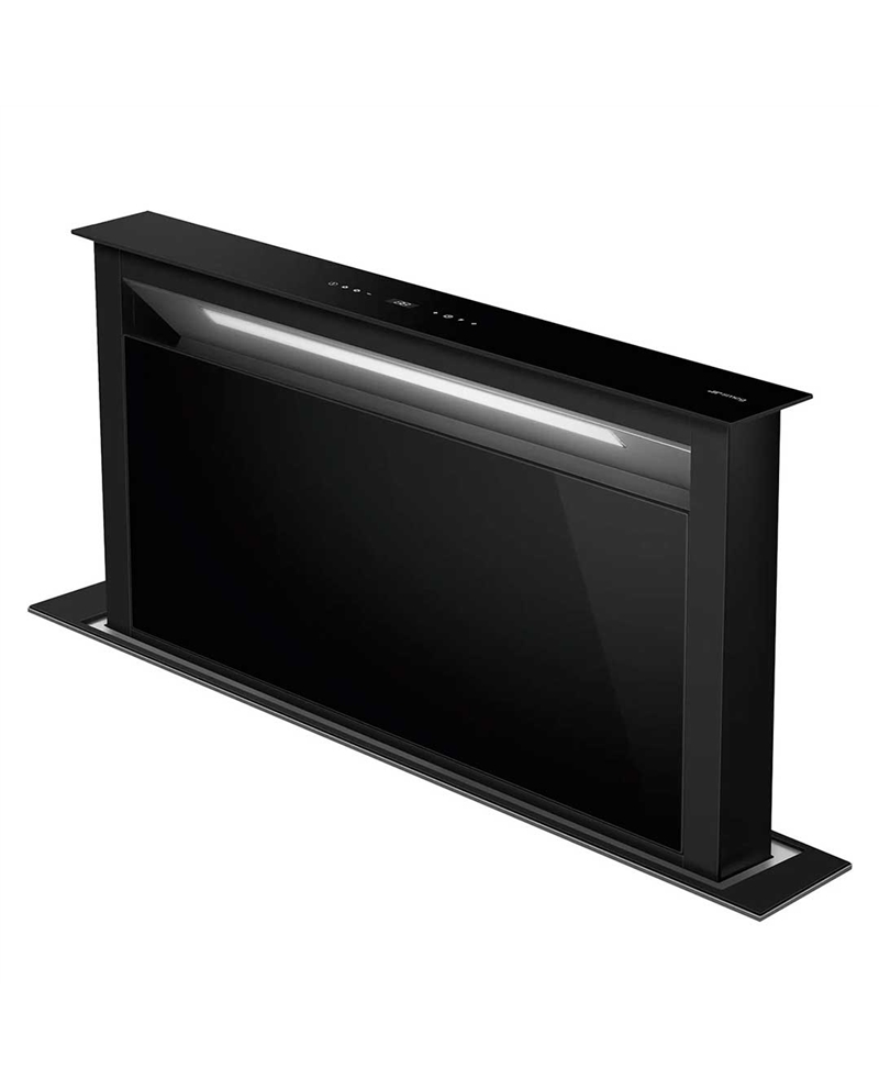 SMEG CHAMINE DE BANCADA 90CM 720M3/H PRETO A - KDD90CNE