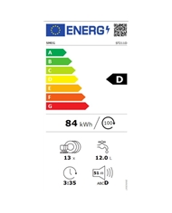 SMEG MAQUINA LOUÇA 60CM INTEG 5PROG D - ST211D