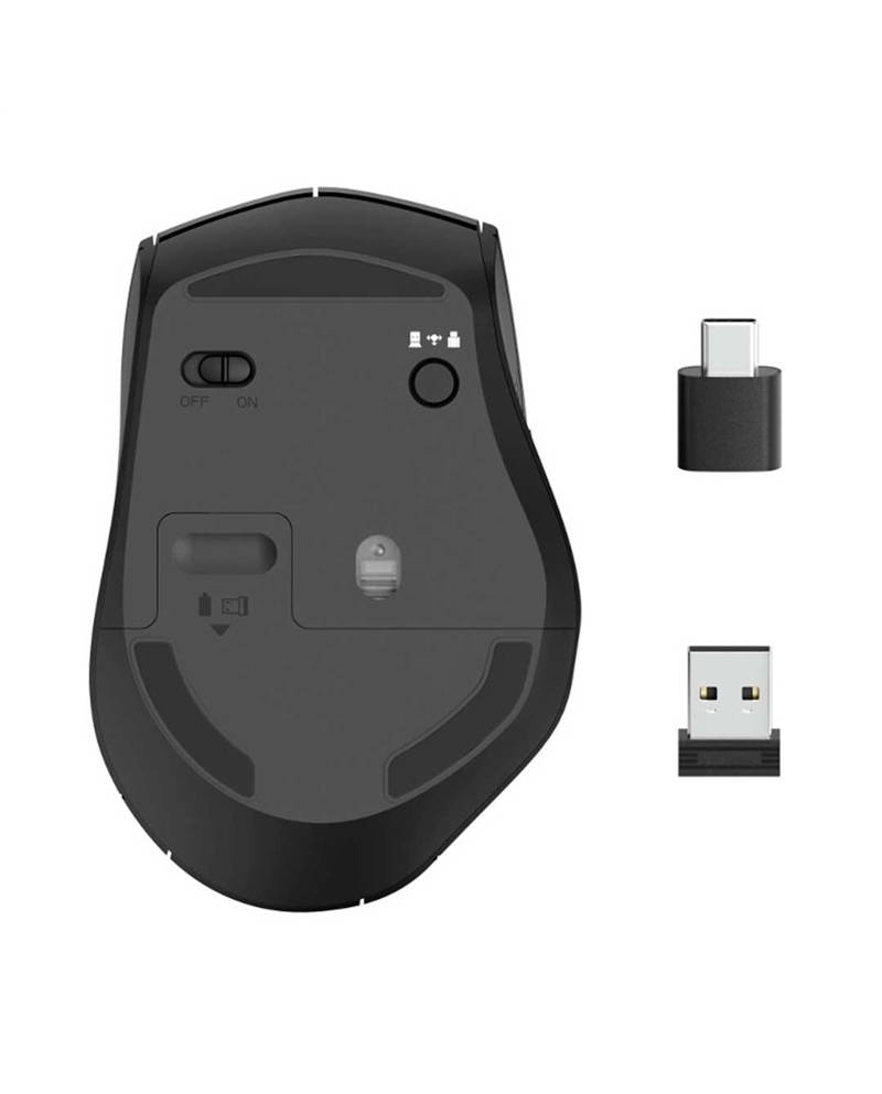 HAMA RATO S/ FIO MW600 6 BOTOES PRETO #1 - 182616