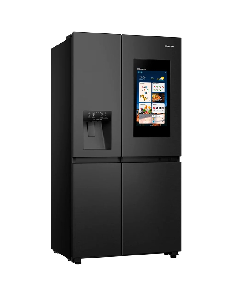 HISENSE SIDE BY SIDE 1795X910X730MT 614LT NF DA PRETO E - RS9P628GPFE