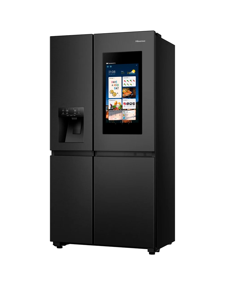 HISENSE SIDE BY SIDE 1795X910X730MT 614LT NF DA PRETO E #3 - RS9P628GPFE