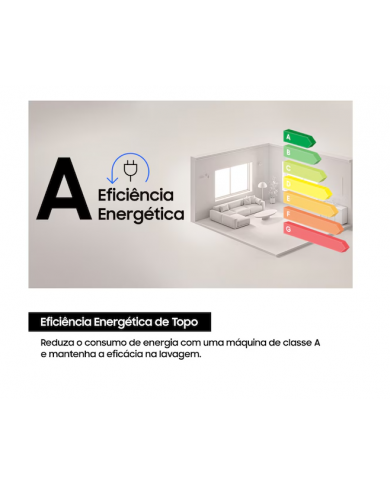 SAMSUNG MAQUINA ROUPA 8KG VAPOR A