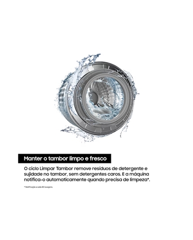 SAMSUNG MAQUINA ROUPA 8KG VAPOR A #3 - WW80FG3M05AWEP