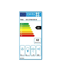 TEKA EXAUSTOR 60CM 760M3/H INOX A+ - GFL57760EOSIX
